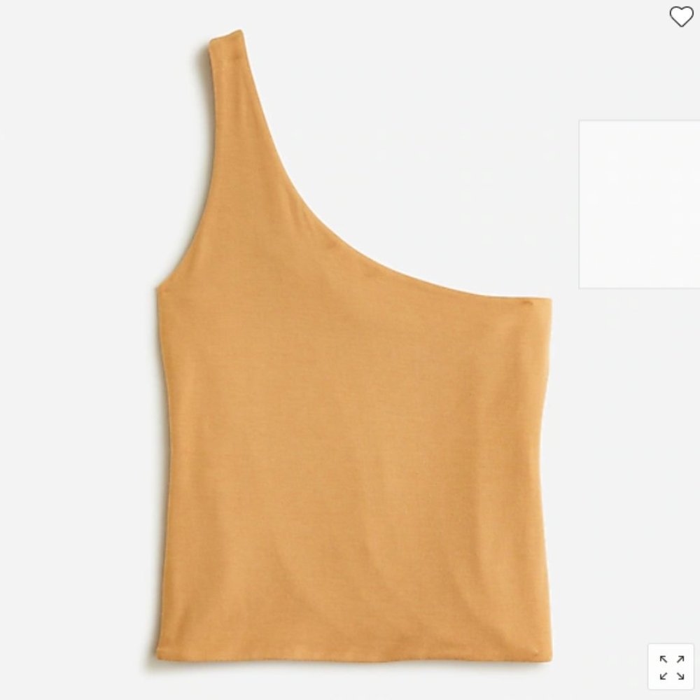 NWT J. Crew FormKnit one-shoulder tank small